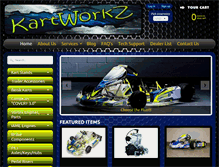 Tablet Screenshot of kartworkz.com